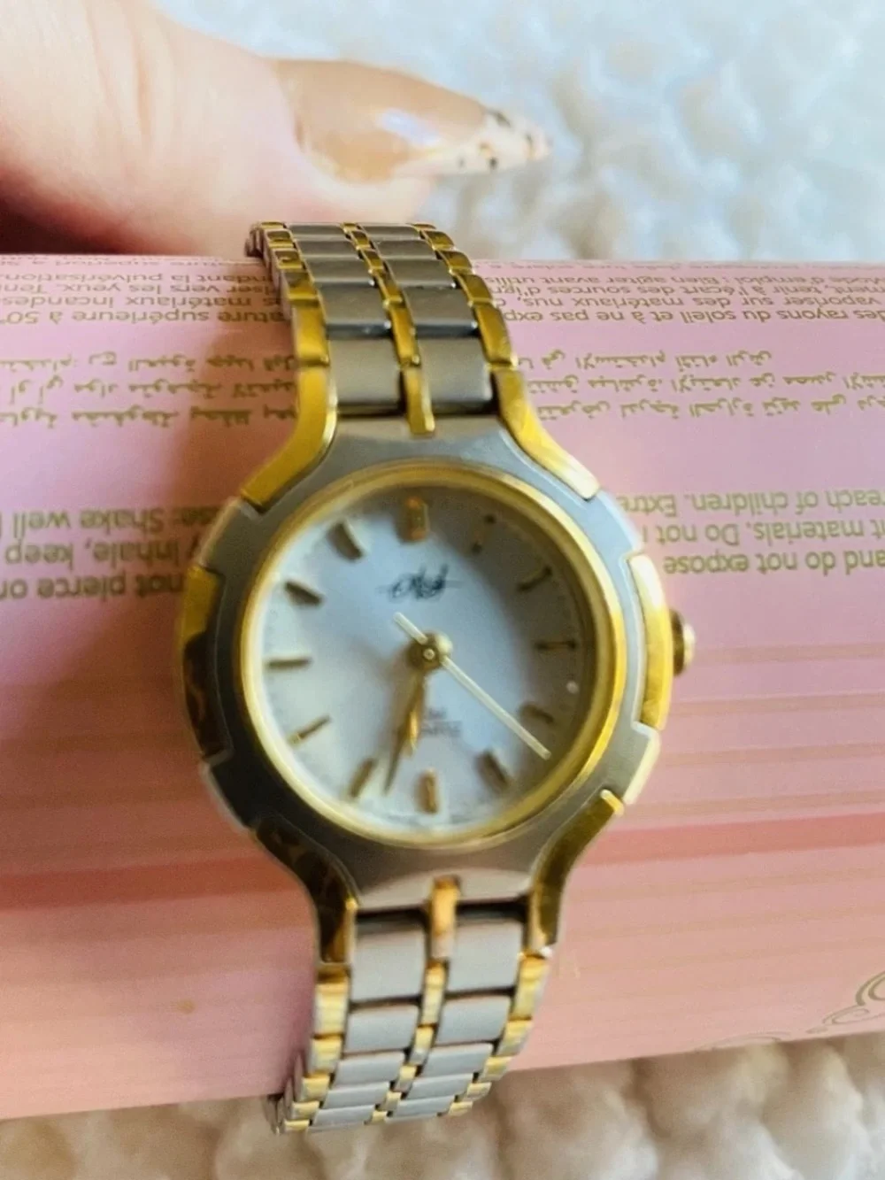 Vintage Attwood & Sawyer A&S Ladies Swiss Movt Quartz Cocktail 90’s PWS0906